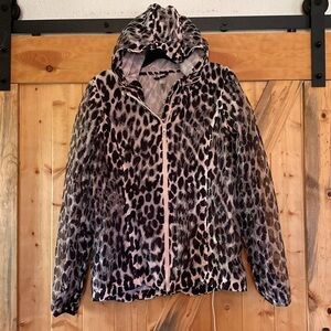 Lorna Jane Leopard Full Zip Windbreaker